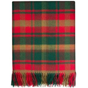 Lambswool Blanket - Maple Leaf Canadian Tartan