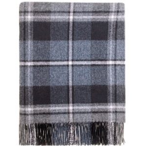 Lambswool Serape - MacRae Hunting Grey Tartan