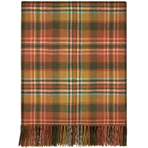 Lambswool Blanket - Scott Green Antique Tartan