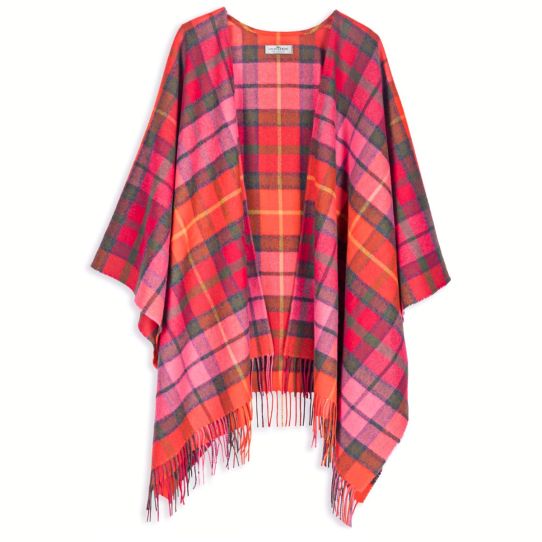Lambswool Serape - Buchanan Rose Tartan