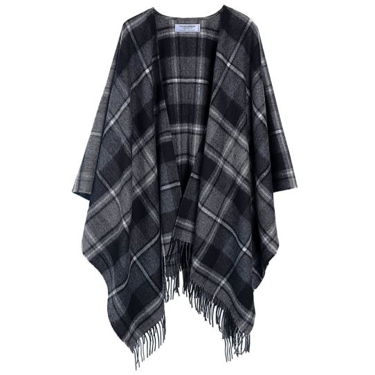 Lambswool Serape - MacRae Hunting Grey Tartan