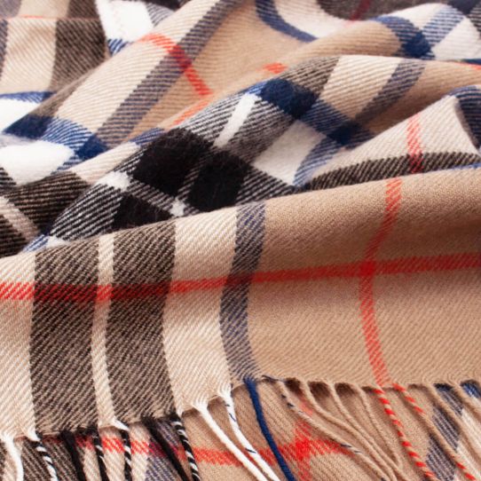 Lambswool Serape - Thomson Camel Tartan - Image 2