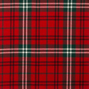 Morrison Red Modern 10oz Tartan Fabric