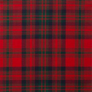 Matheson Red Modern 10oz Tartan Fabric