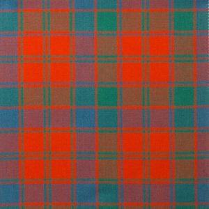 Robertson Red Ancient 10oz Tartan Fabric
