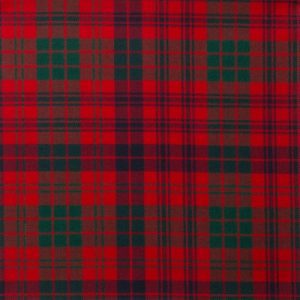 Ross Red Modern 10oz Tartan Fabric
