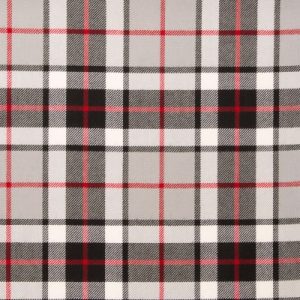 Thomson Grey 10oz Tartan Fabric