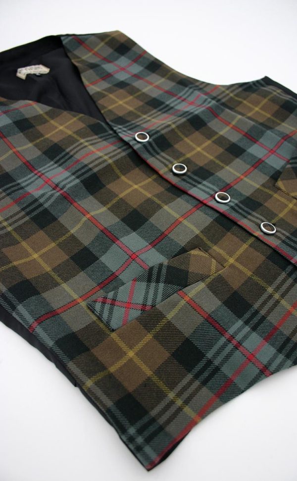 Mens Tartan Waistcoat