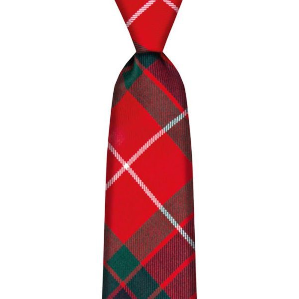 Tartan Tie - Fraser Red Modern