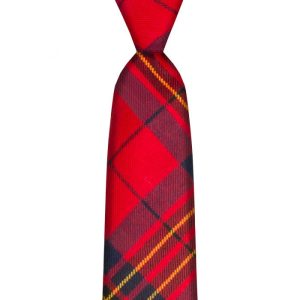 Tartan Tie - Leslie Red Modern