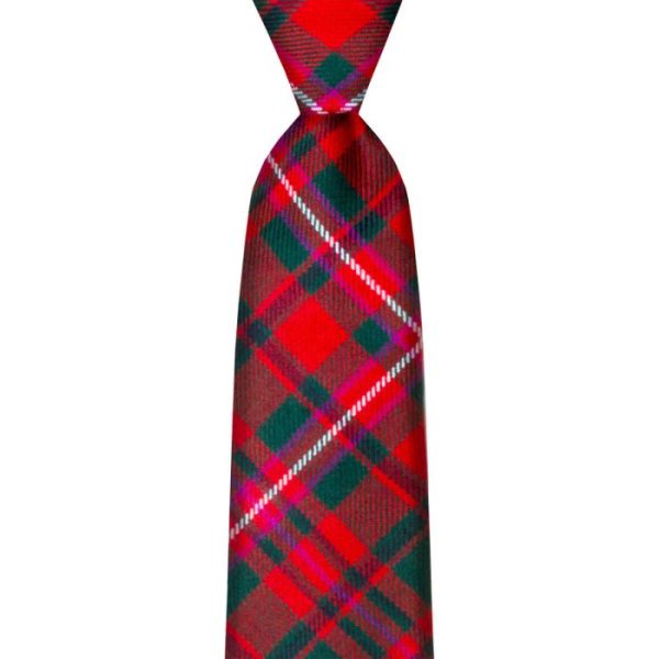 Tartan Tie - MacKinnon Red Modern