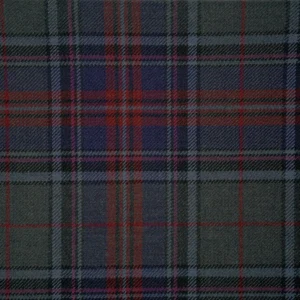 Stewart Grey Mediumweight Tartan Fabric