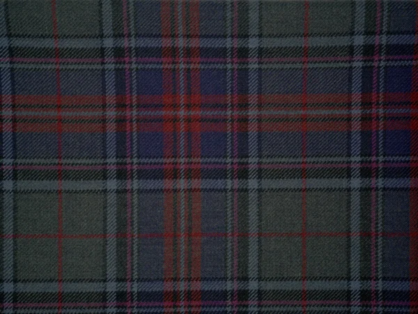 Stewart Grey Mediumweight Tartan Fabric