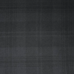 Great Scot Black Lightweight Tartan Fabric