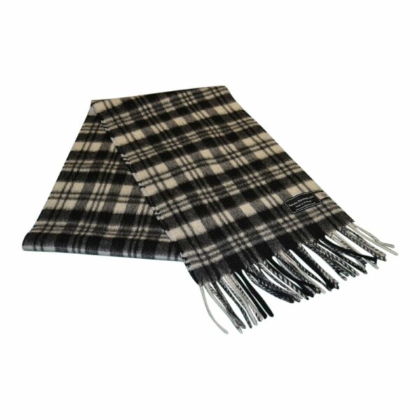 Dandie Dinmont Tartan 100% Lambswool Scarf - Image 2