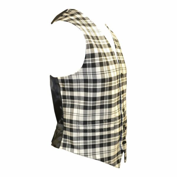 Dandie Dinmont Tartan Gents Tartan Waistcoat - Image 2