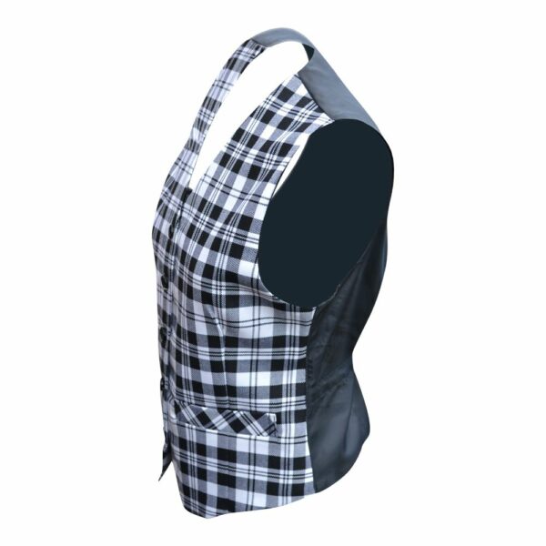 Dandie Dinmont Tartan Ladies Waistcoat - Image 3