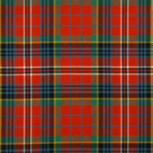 MacPherson Red Ancient 13oz Tartan Fabric