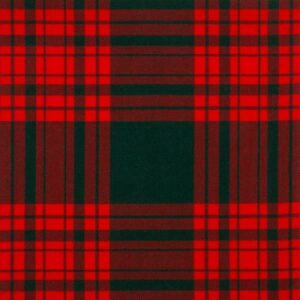 Menzies Green Modern 13oz Tartan Fabric