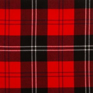 Ramsay Red Modern 13oz Tartan Fabric