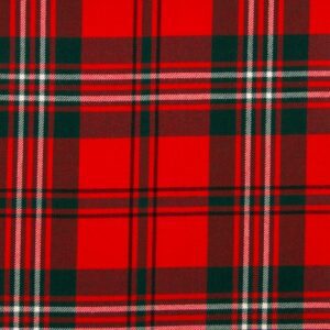 Scott Red Modern 13oz Tartan Fabric