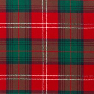 Chisholm Red Modern 10oz Tartan Fabric