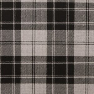 Douglas Grey 10oz Tartan Fabric