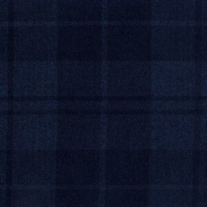 Douglas Dark Navy 10oz Tartan Fabric