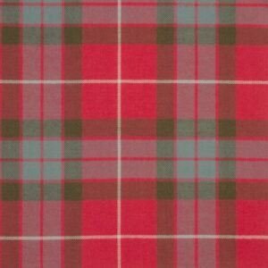 Fraser Red Weathered 10oz Tartan Fabric