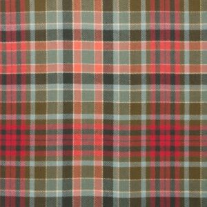Gordon Red Weathered 10oz Tartan Fabric