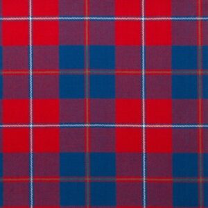 Galloway Red Modern 10oz Tartan Fabric