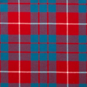 Hamilton Red Modern 10oz Tartan Fabric