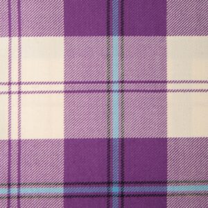 Cunningham Dress Purple Lightweight Tartan Fabric