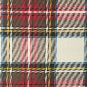 Stewart Muted Dress Lightweight Tartan Fabric