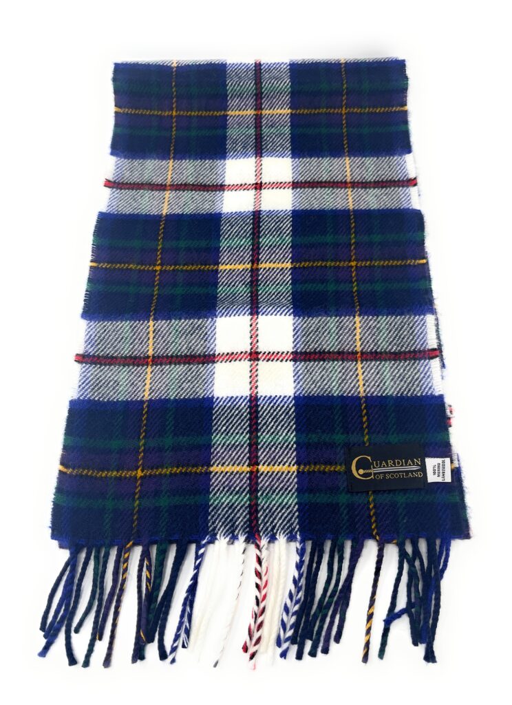 Guardian of Scotland Dress 100% Brushed Lambswool Tartan Scarf