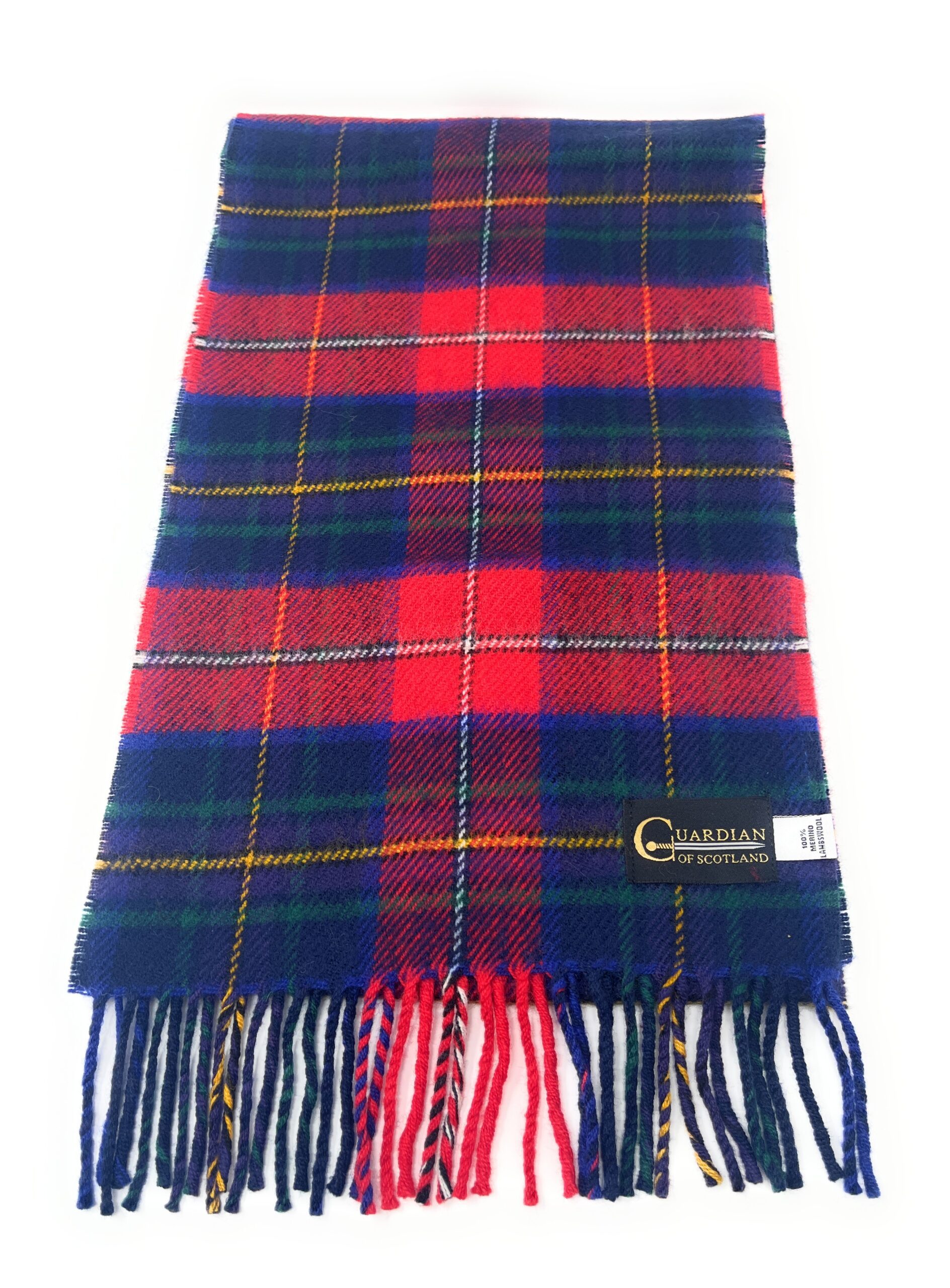 Guardian of Scotland Modern 100% Brushed Lambswool Tartan Scarf