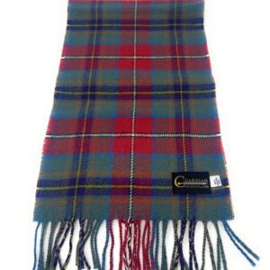 Guardian of Scotland Weathered 100% Brushed Lambswool Tartan Scarf