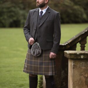 Cullen Jacket and 5 Button Vest - Coal