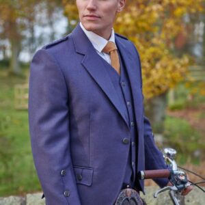 Crail Jacket and 5 Button Vest - Twilight
