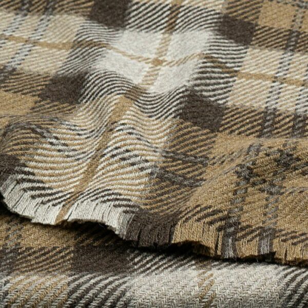 Bracken British Wool Blanket - Lochaber Pearl - Image 2