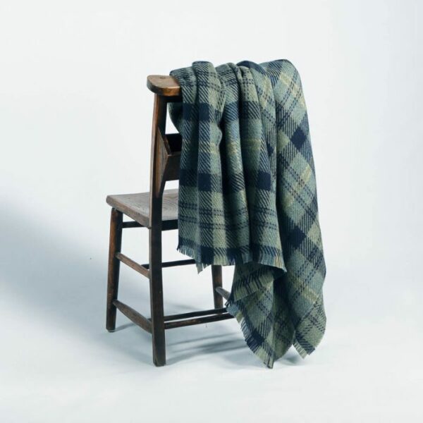 Bracken British Wool Blanket - Lochaber Sky - Image 3