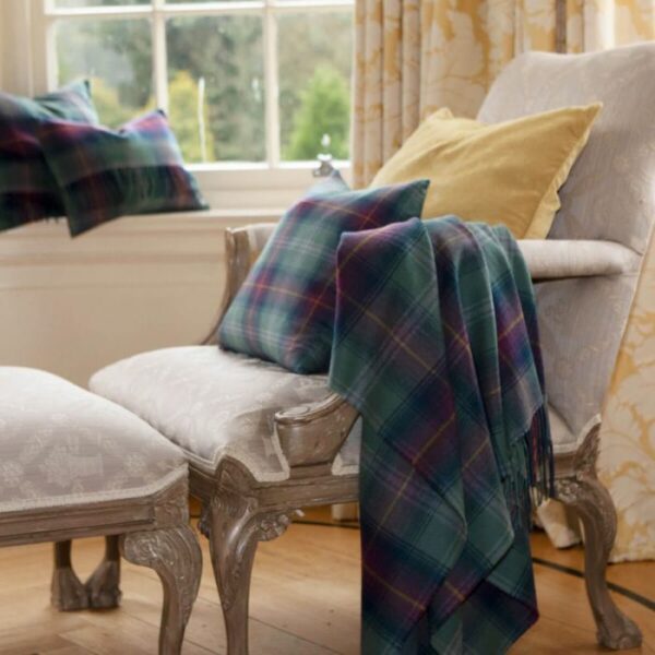 Lambswool Cushion - Hame Tartan (Large) - Image 3