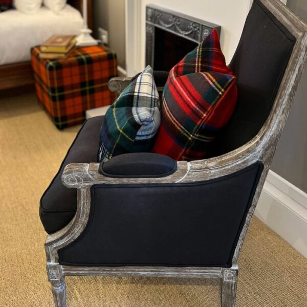 Lambswool Cushion - Gordon Dress Modern Tartan (Large) - Image 3