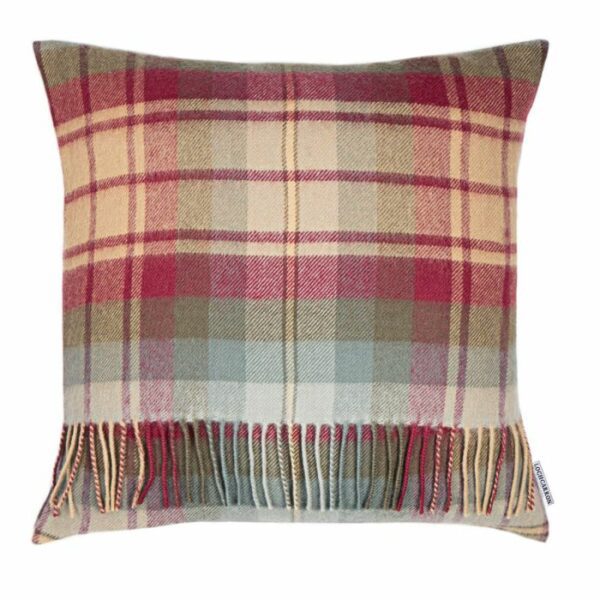 Lambswool Cushion - Auld Scotland Tartan (Large)