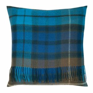 Lambswool Cushion - Buchanan Blue Tartan (Large)
