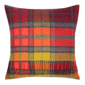 Lambswool Cushion - Buchanan Berry Tartan (Large)