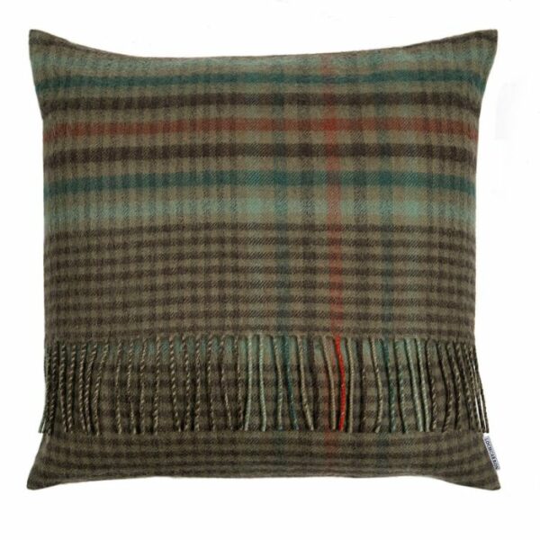 Lambswool Cushion - Forth Weathered Glen Check (Large) - Image 2