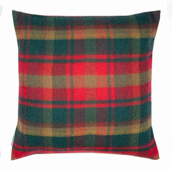 Lambswool Cushion - Maple Leaf Canadian Tartan (Large) - Image 2
