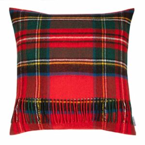 Lambswool Cushion - Stewart Royal Modern Tartan (Large)