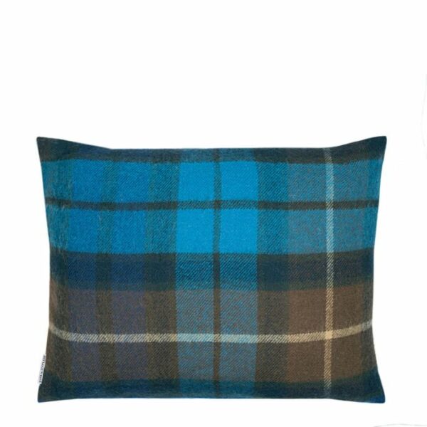 Lambswool Cushion - Buchanan Blue Tartan (Small) - Image 2